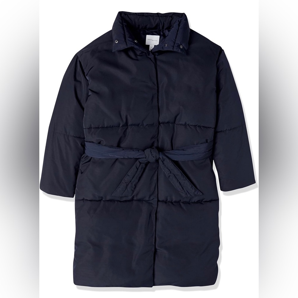 Women's Padded Belted Puffer Jacket